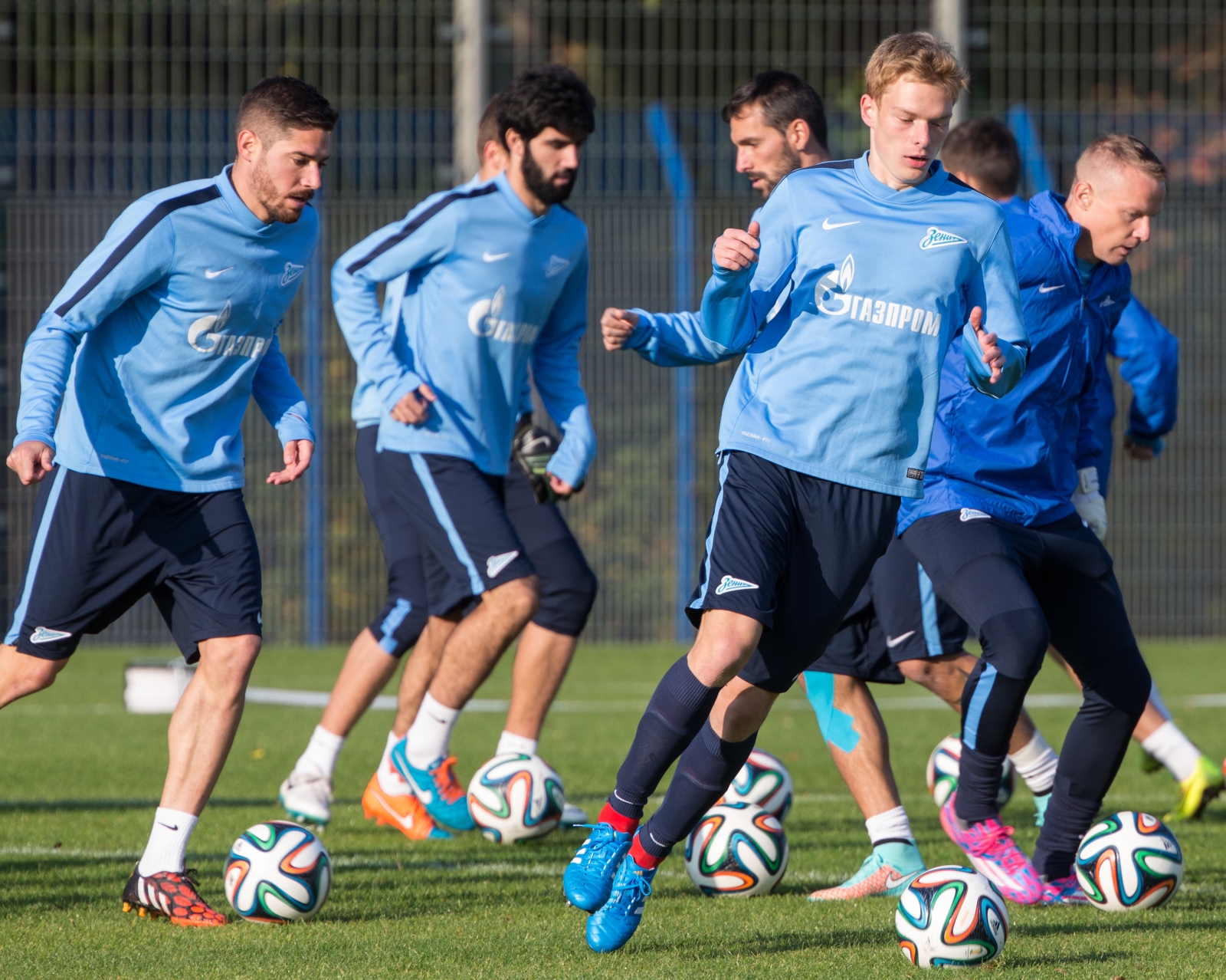 Открытая тренировка «Зенита» перед матчем со «Спартаком»