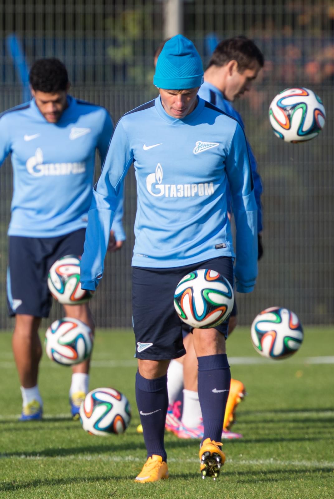 Открытая тренировка «Зенита» перед матчем со «Спартаком»