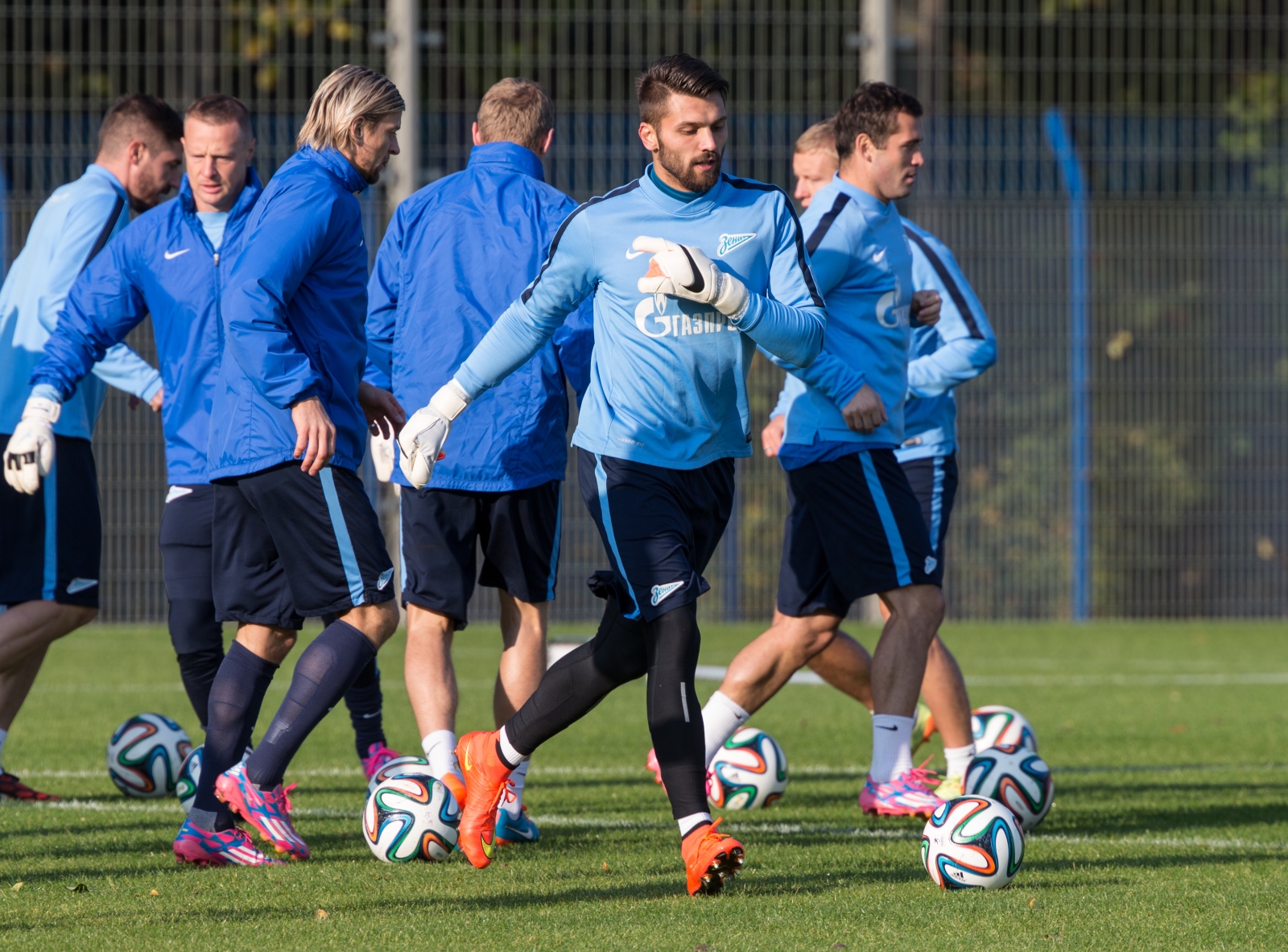 Открытая тренировка «Зенита» перед матчем со «Спартаком»