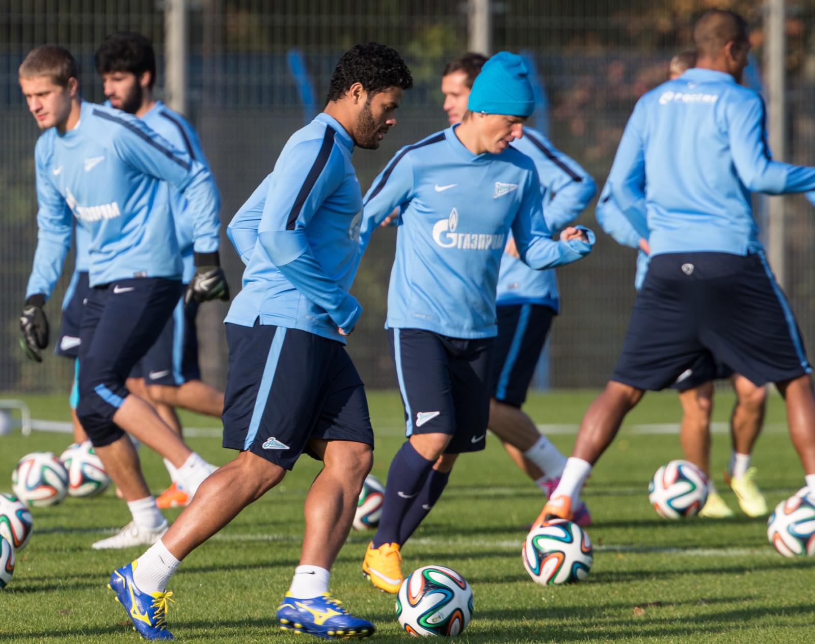 Открытая тренировка «Зенита» перед матчем со «Спартаком»