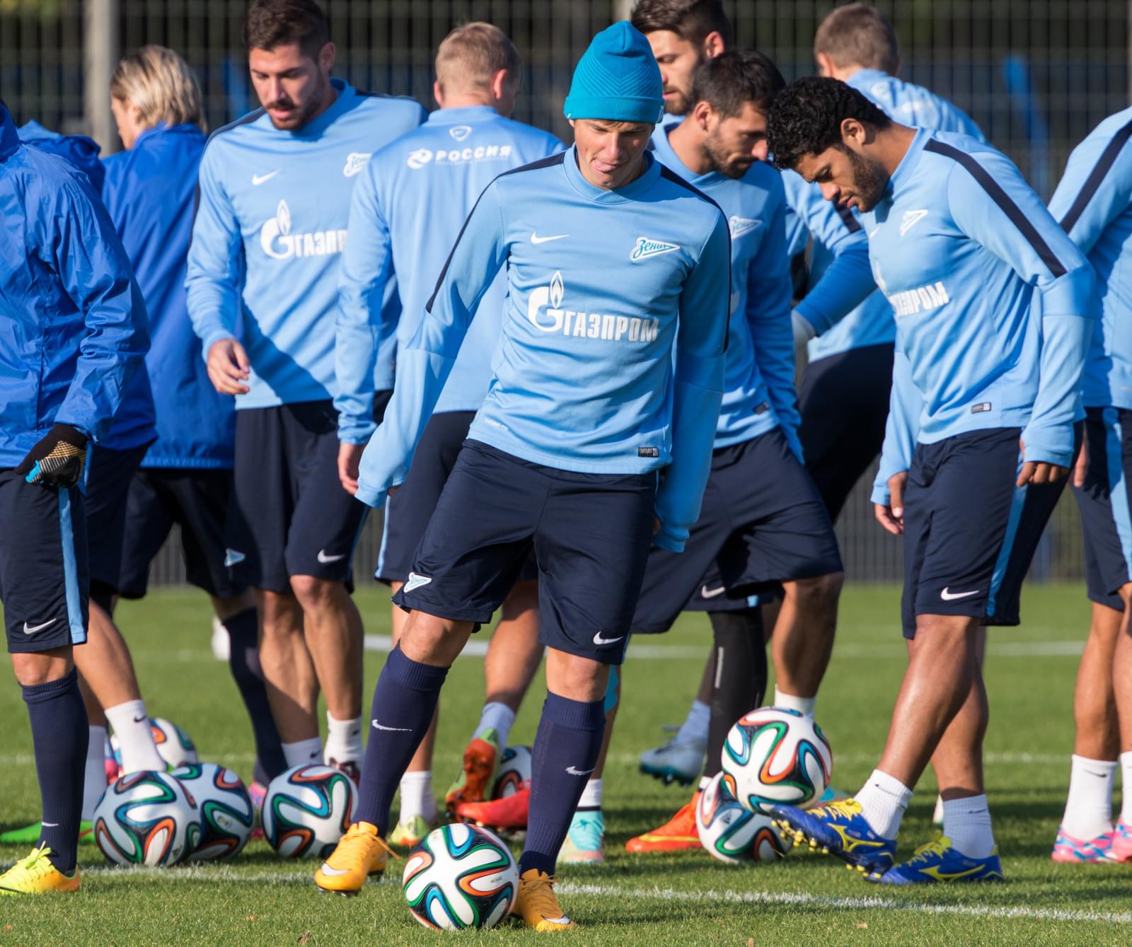 Открытая тренировка «Зенита» перед матчем со «Спартаком»
