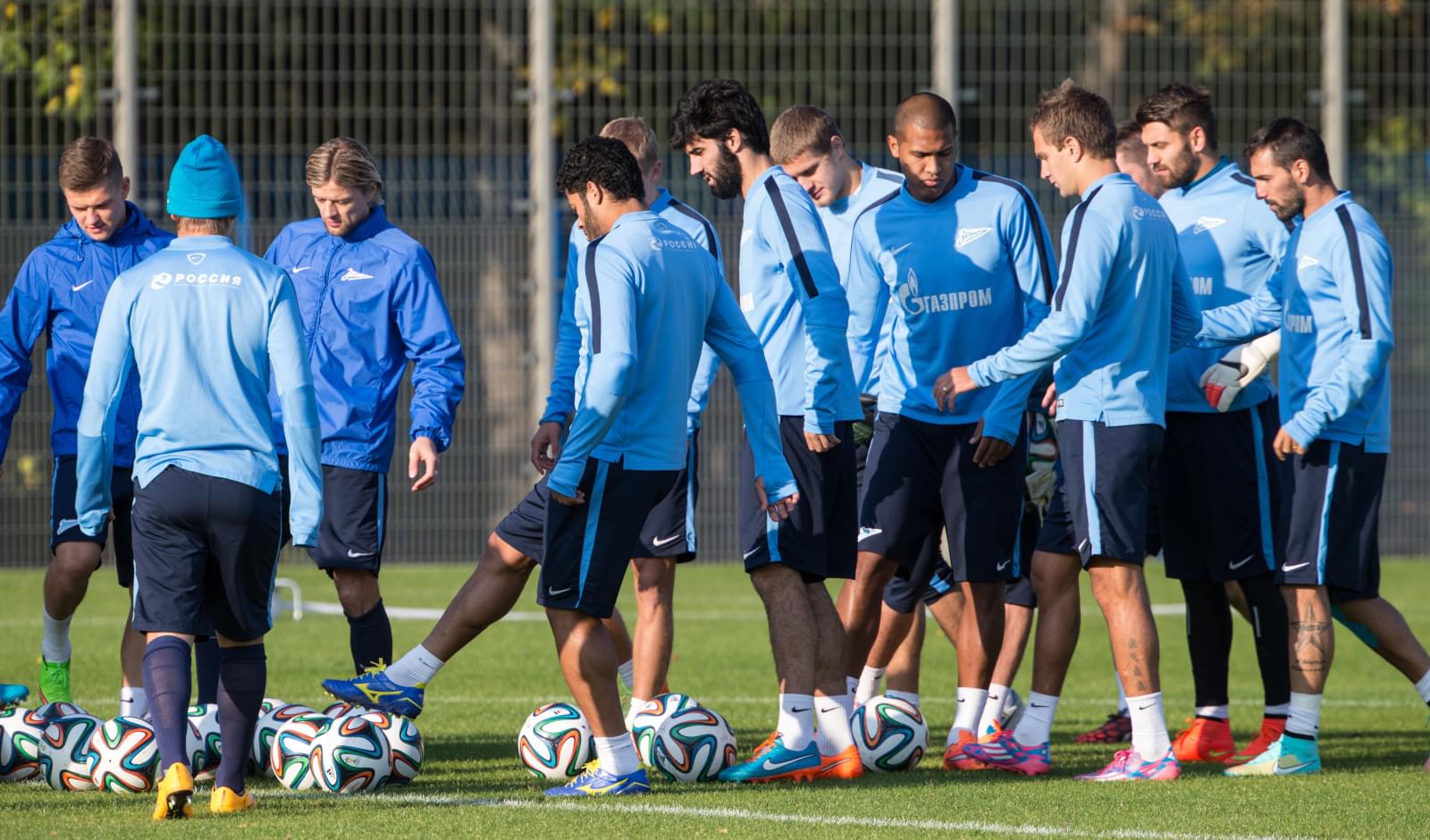 Открытая тренировка «Зенита» перед матчем со «Спартаком»