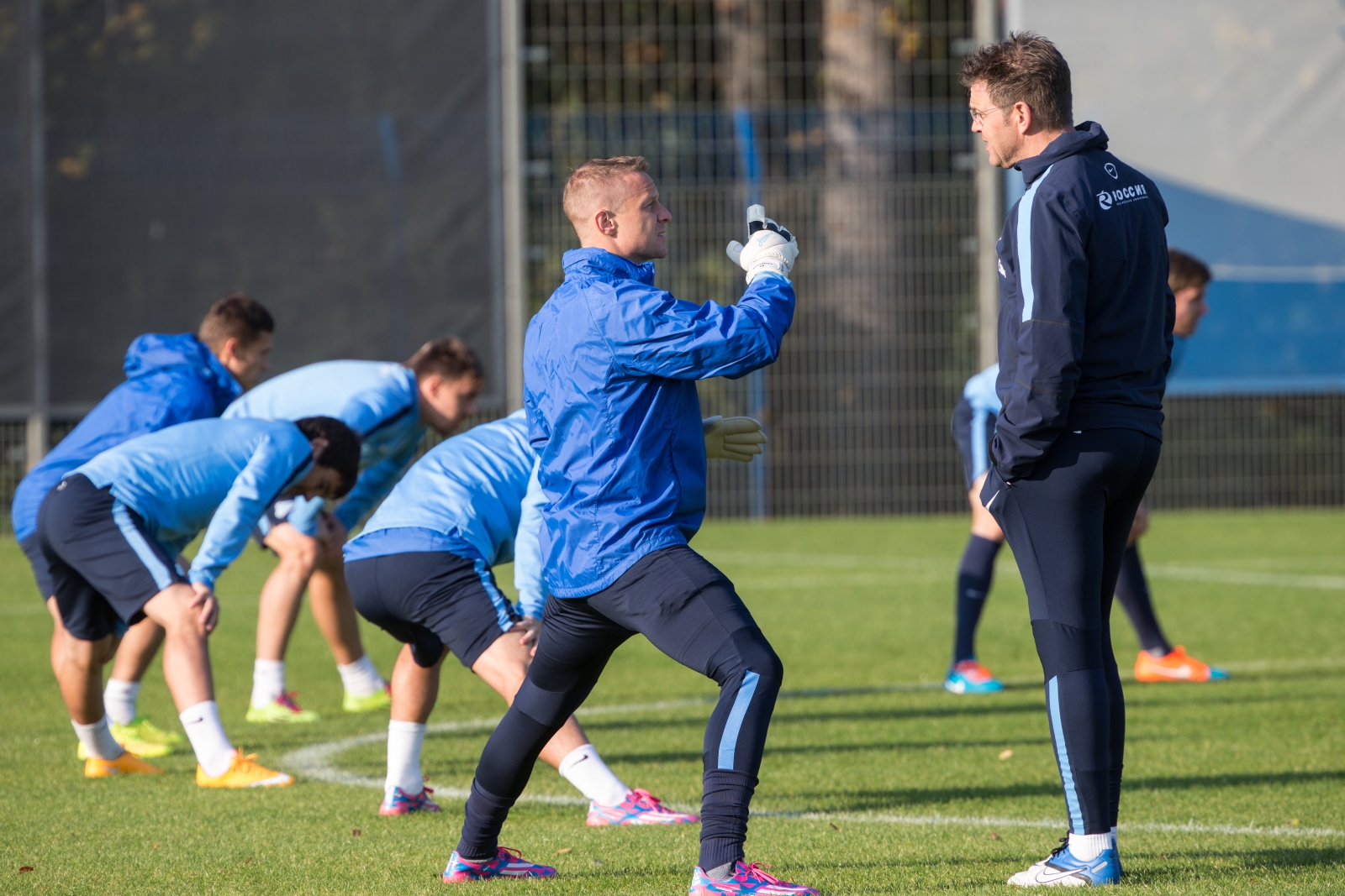 Открытая тренировка «Зенита» перед матчем со «Спартаком»