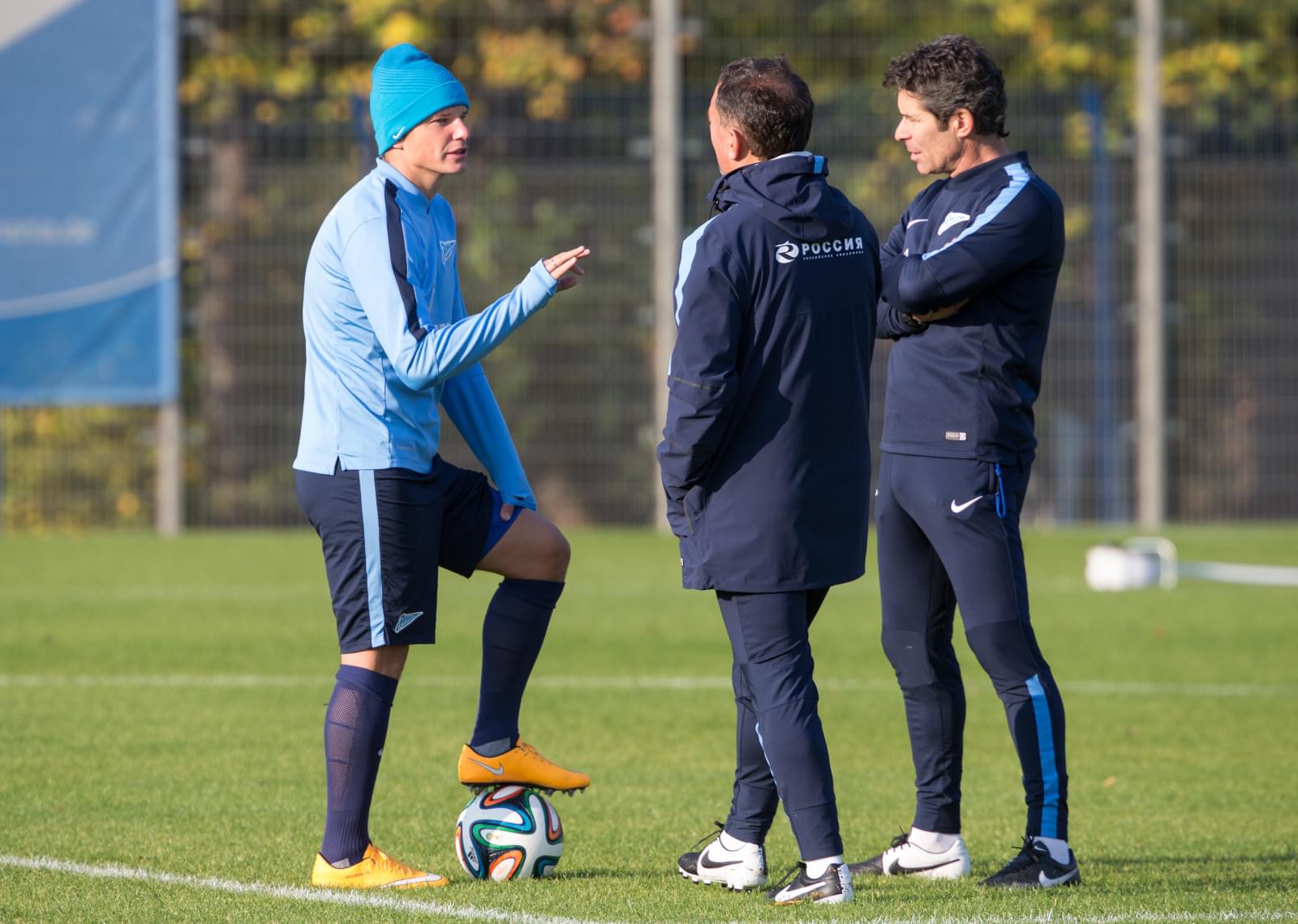 Открытая тренировка «Зенита» перед матчем со «Спартаком»