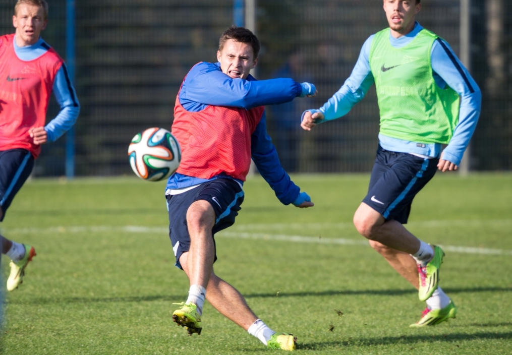 Открытая тренировка «Зенита» перед матчем со «Спартаком»