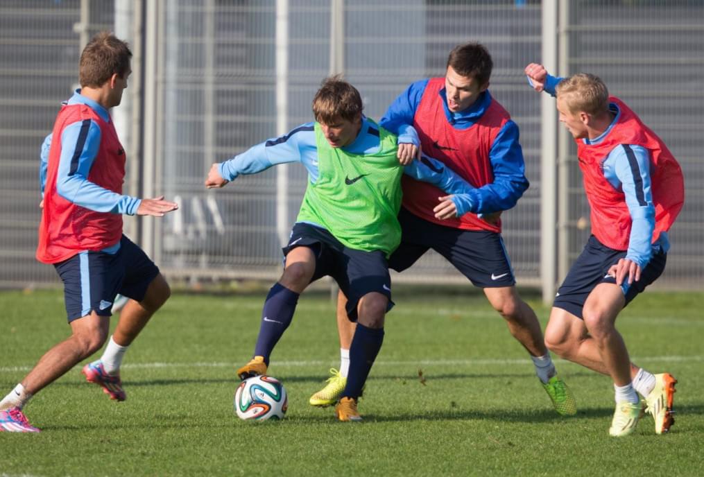 Открытая тренировка «Зенита» перед матчем со «Спартаком»