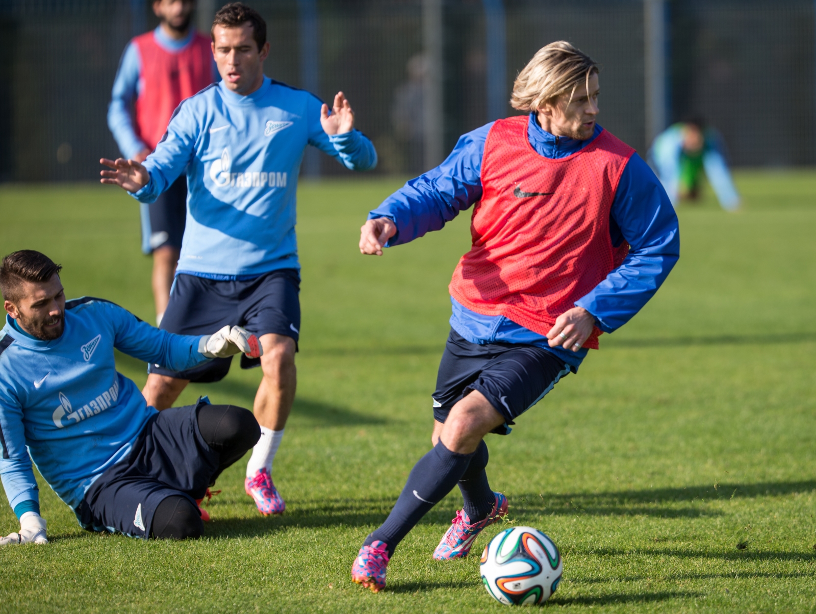 Открытая тренировка «Зенита» перед матчем со «Спартаком»