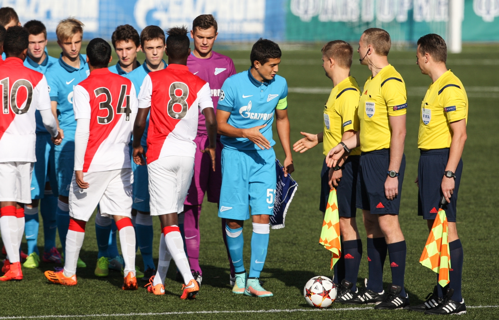 Юношеская лига УЕФА, 2014/15, «Зенит» — «Монако»