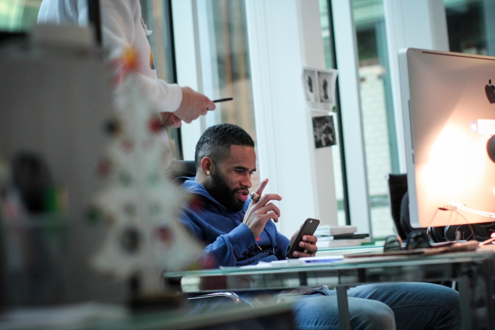 Вальтер Ходж, защитник БК «Зенит» посетил штаб—квартиру социальной сети «ВКонтакте»