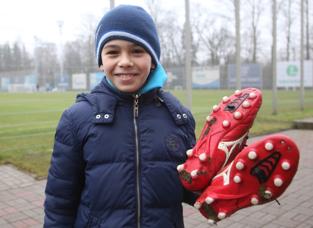 Юные болельщики встретились с футболистами «Зенита»