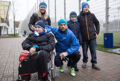 Юные болельщики встретились с футболистами «Зенита»