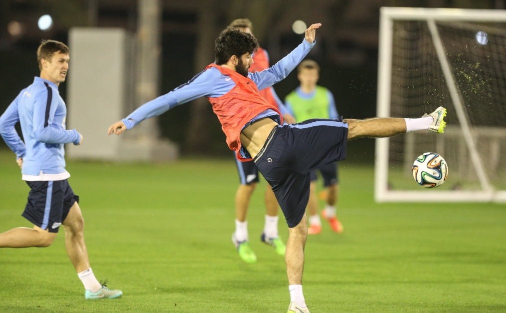 Сборы в Катаре: 13 января, вечерняя тренировка