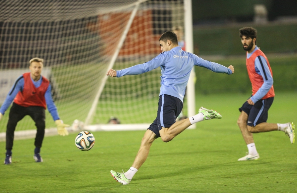 Сборы в Катаре: 13 января, вечерняя тренировка