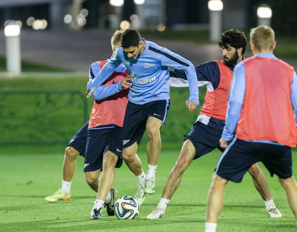 Сборы в Катаре: 19 января, вечерняя тренировка