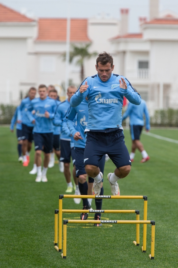 Сборы в Турции: 25 января, утренняя тренировка