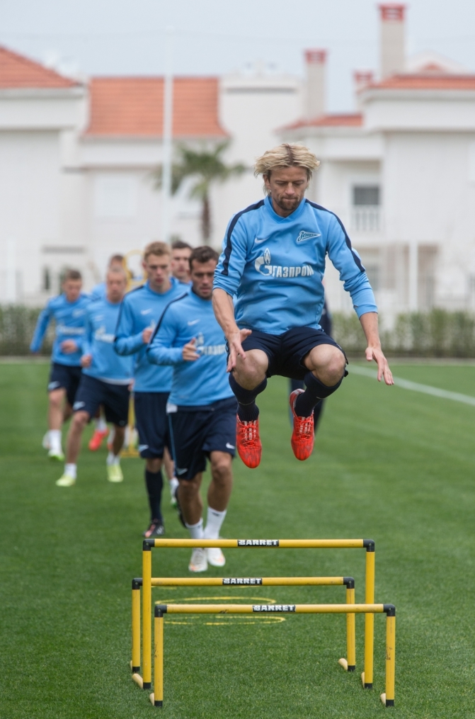 Сборы в Турции: 25 января, утренняя тренировка