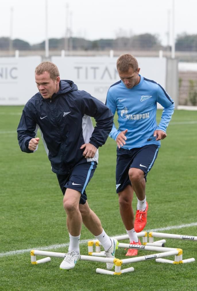 Сборы в Турции: 25 января, утренняя тренировка