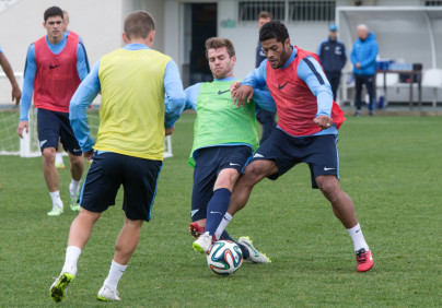 Сборы в Турции: 25 января, утренняя тренировка