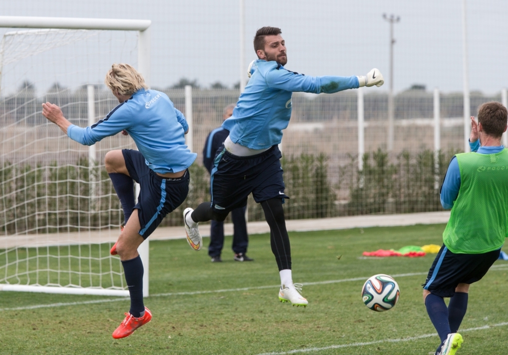 Сборы в Турции: 25 января, утренняя тренировка