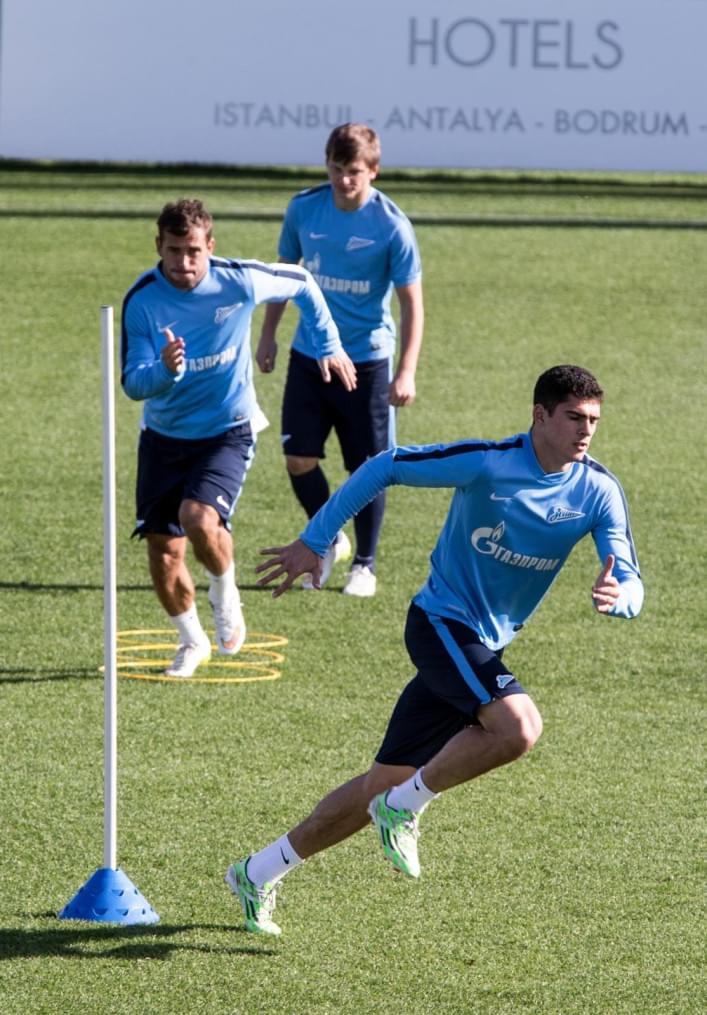 Сборы в Турции: 26 января, утренняя тренировка