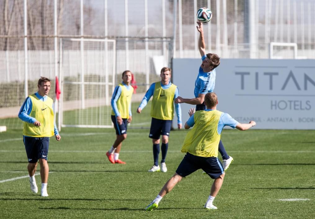 Сборы в Турции: 26 января, утренняя тренировка