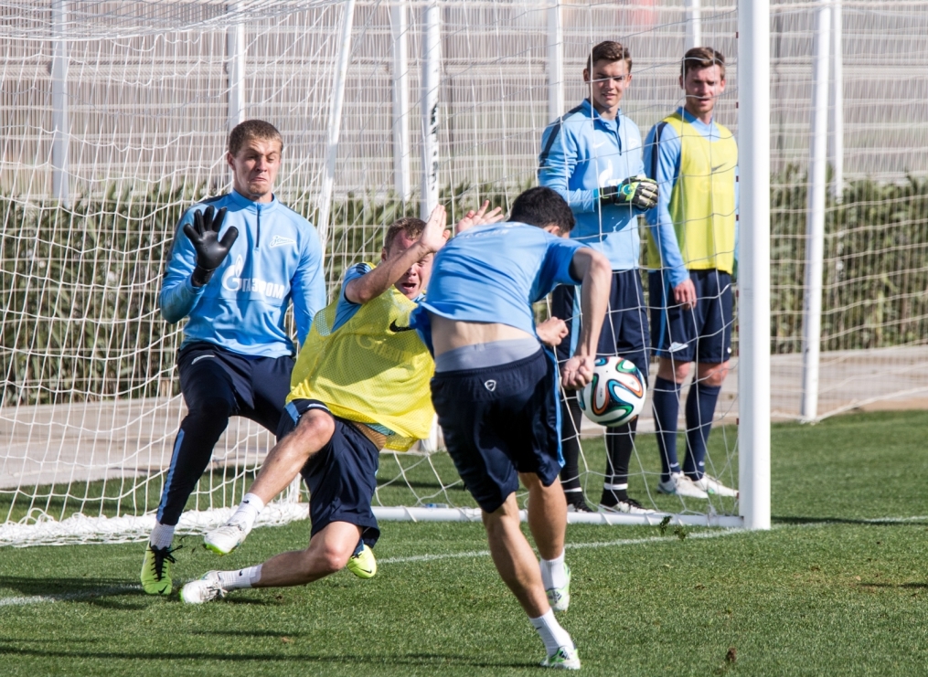 Сборы в Турции: 26 января, утренняя тренировка