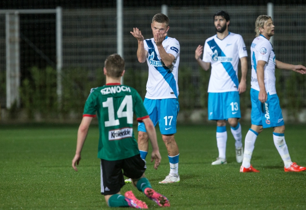 Сборы в Турции: 27 января, матч  «Легия»—«Зенит»