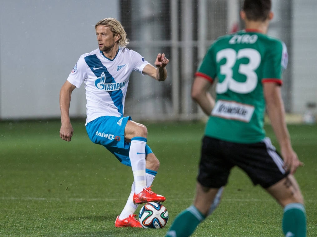 Сборы в Турции: 27 января, матч  «Легия»—«Зенит»