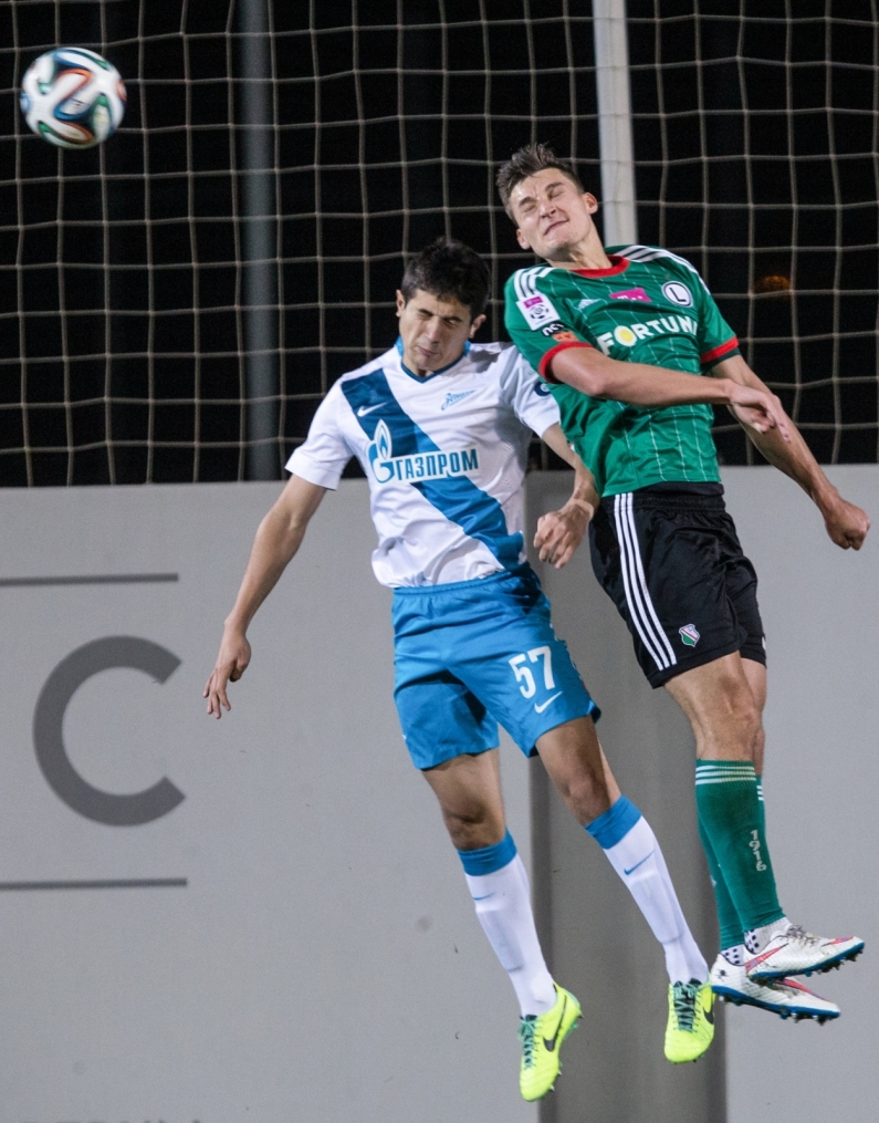 Сборы в Турции: 27 января, матч  «Легия»—«Зенит»