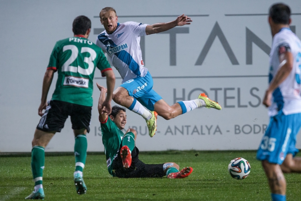 Сборы в Турции: 27 января, матч  «Легия»—«Зенит»