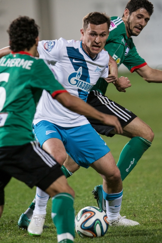 Сборы в Турции: 27 января, матч  «Легия»—«Зенит»