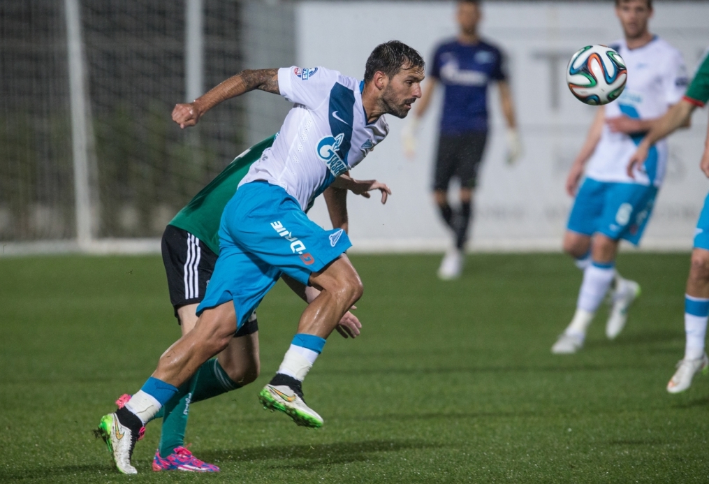 Сборы в Турции: 27 января, матч  «Легия»—«Зенит»