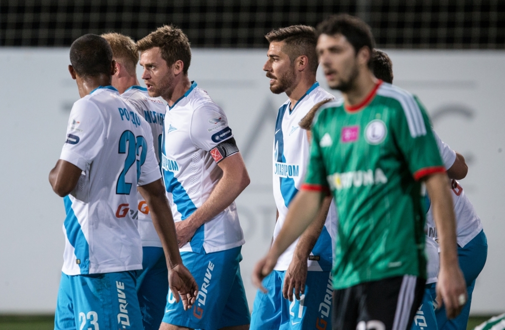 Сборы в Турции: 27 января, матч  «Легия»—«Зенит»