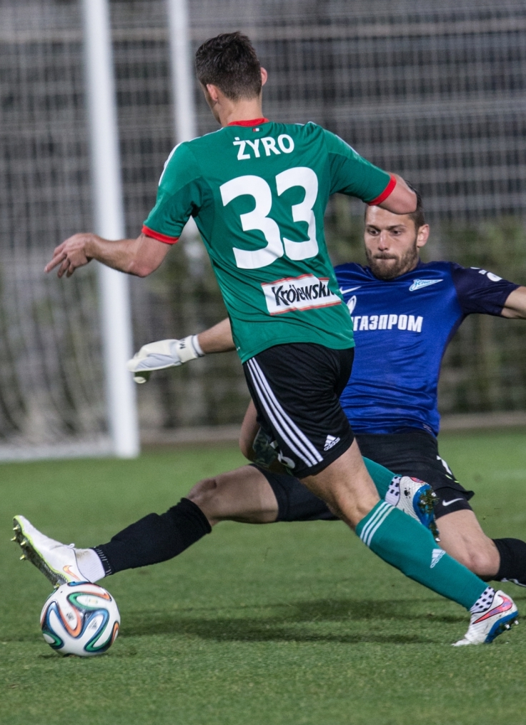 Сборы в Турции: 27 января, матч  «Легия»—«Зенит»