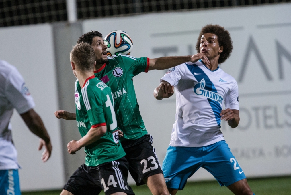 Сборы в Турции: 27 января, матч  «Легия»—«Зенит»