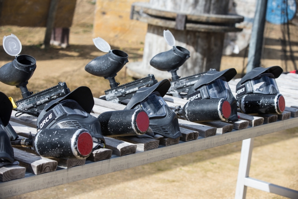 Сборы в Испании: командный турнир по пейнтболу