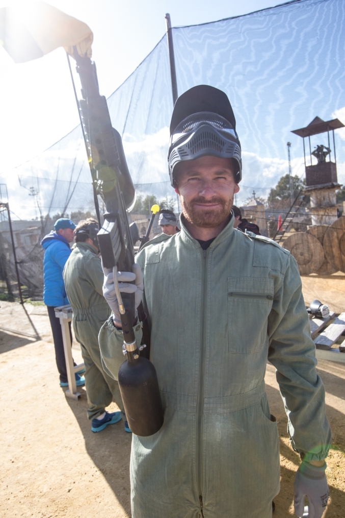 Сборы в Испании: командный турнир по пейнтболу