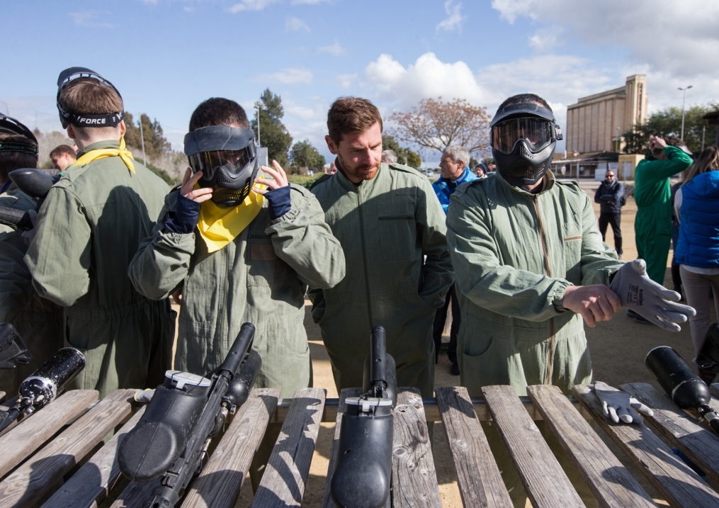 Сборы в Испании: командный турнир по пейнтболу