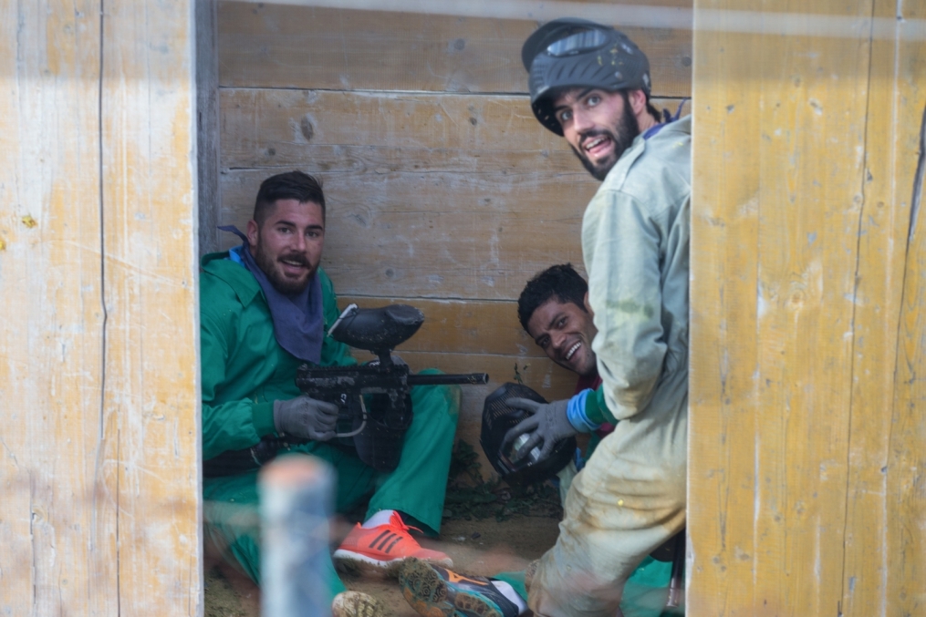 Сборы в Испании: командный турнир по пейнтболу