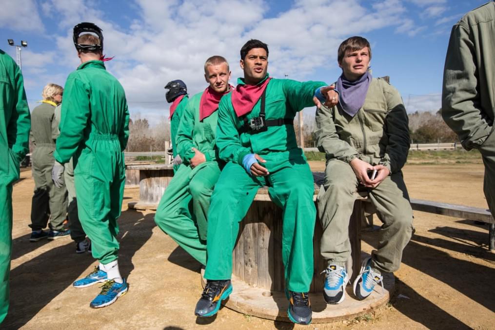 Сборы в Испании: командный турнир по пейнтболу