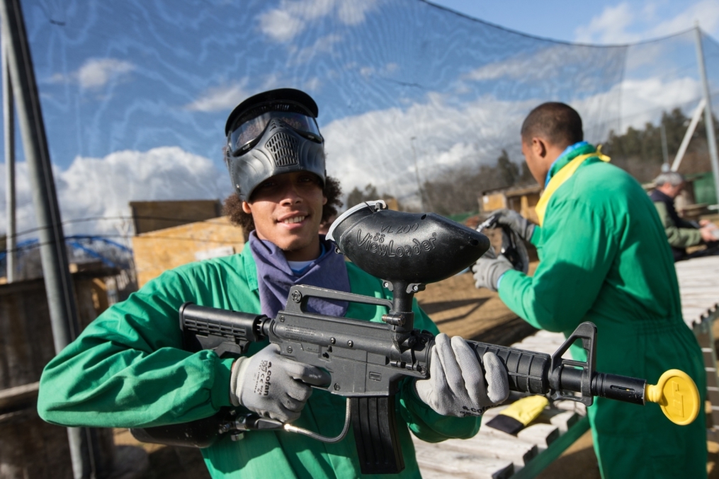 Сборы в Испании: командный турнир по пейнтболу