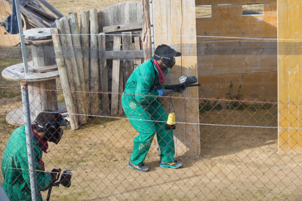 Сборы в Испании: командный турнир по пейнтболу