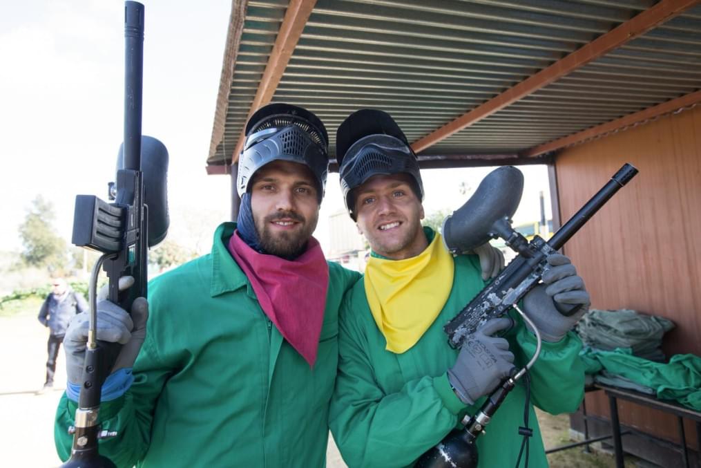 Сборы в Испании: командный турнир по пейнтболу