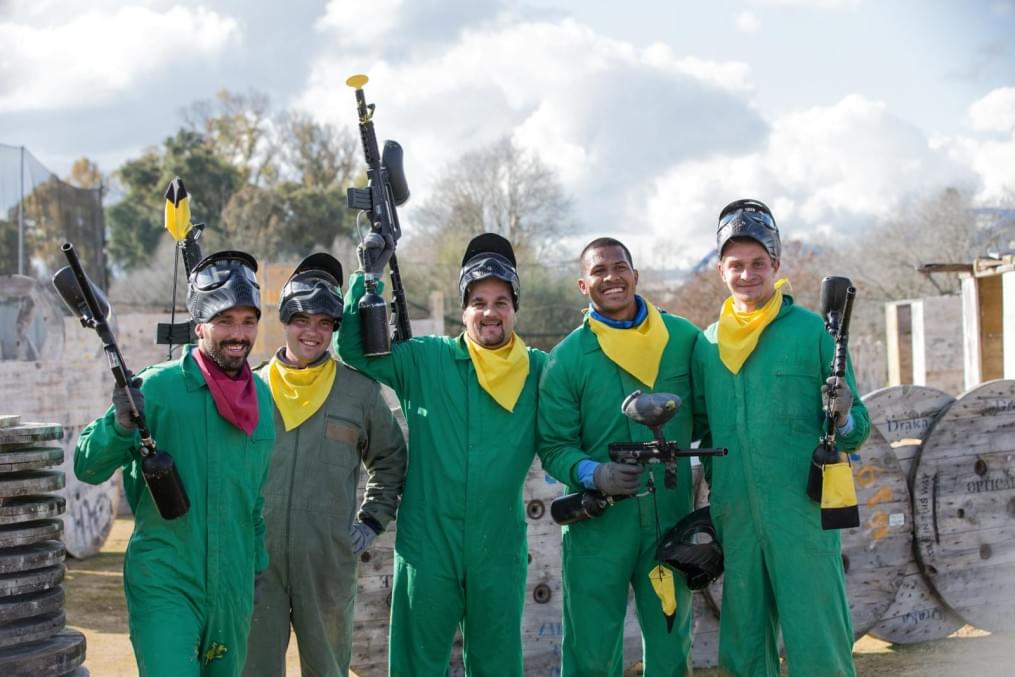 Сборы в Испании: командный турнир по пейнтболу