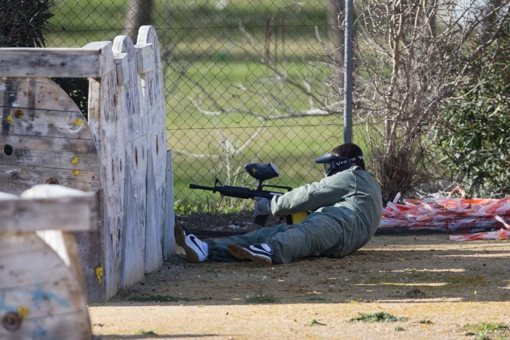 Сборы в Испании: командный турнир по пейнтболу