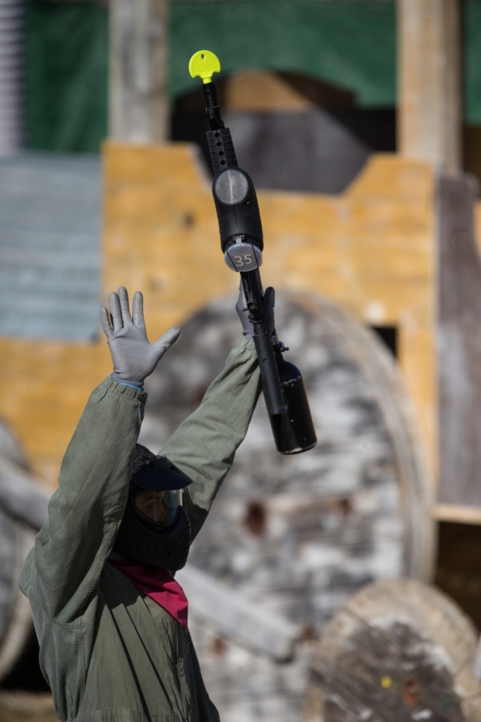 Сборы в Испании: командный турнир по пейнтболу