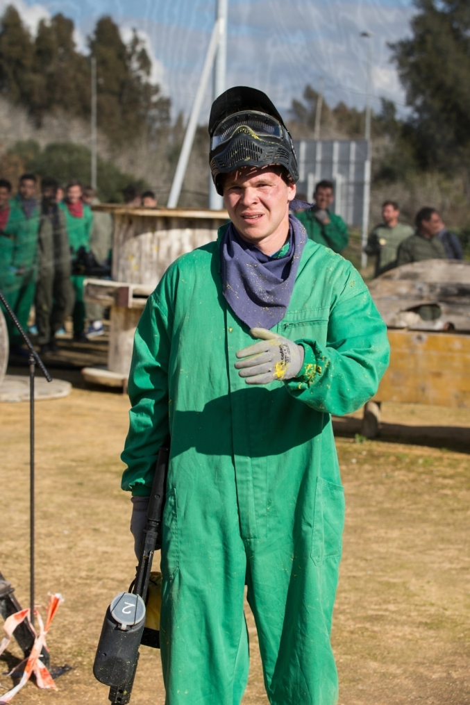 Сборы в Испании: командный турнир по пейнтболу