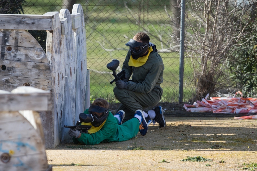 Сборы в Испании: командный турнир по пейнтболу