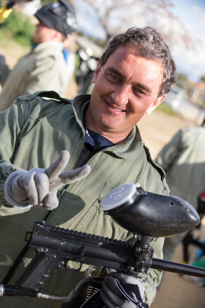 Сборы в Испании: командный турнир по пейнтболу