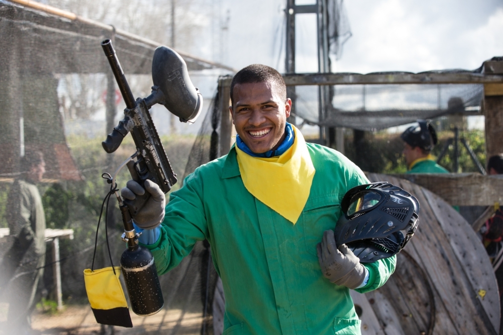 Сборы в Испании: командный турнир по пейнтболу
